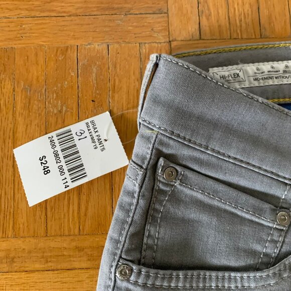 Brax style gray chunk gray jeans pants - Picture 5 of 5